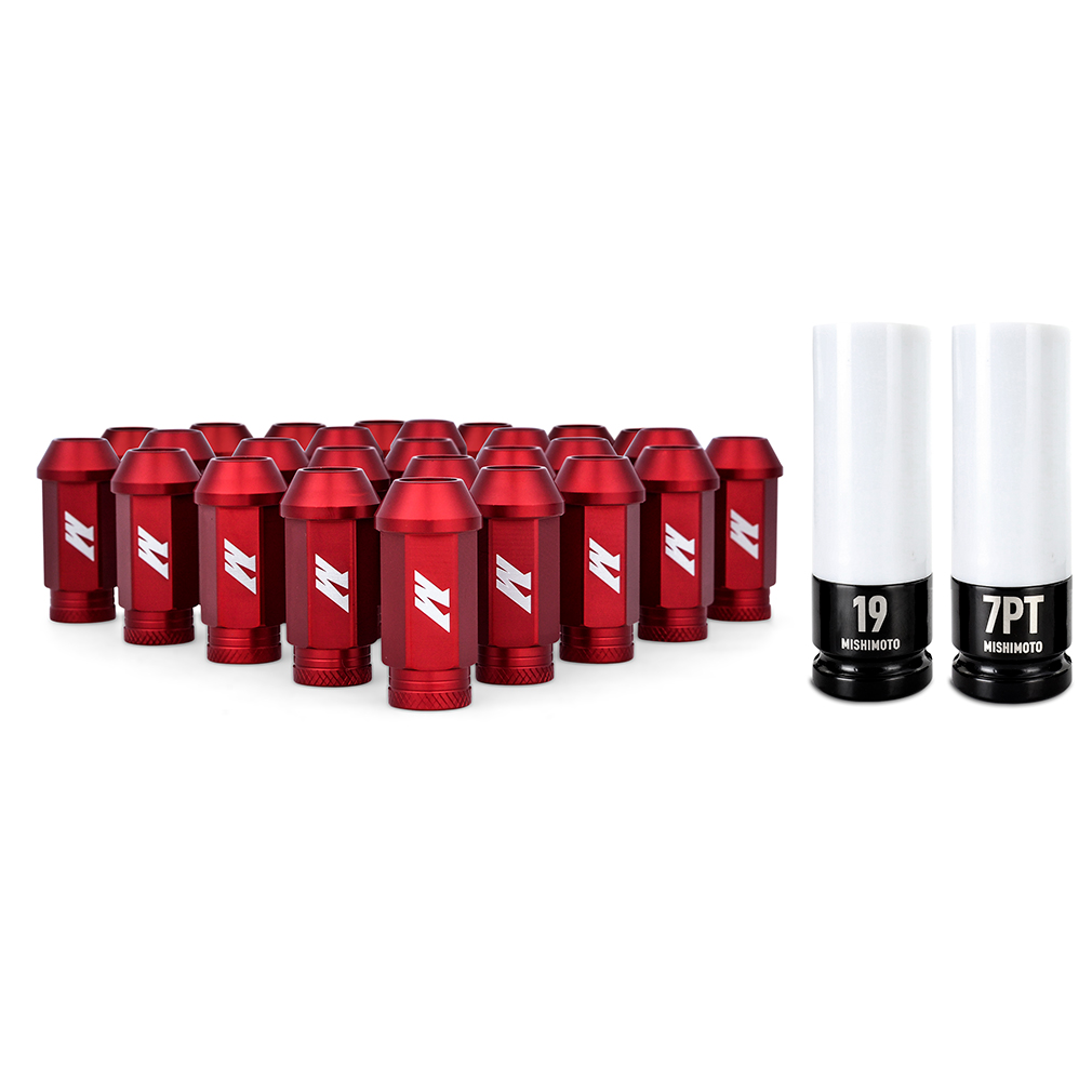 Mishimoto — Mishimoto Aluminum Locking Lug Nuts M12x1.5 27pc Set Red
Locking Lug Nut Set - view 9